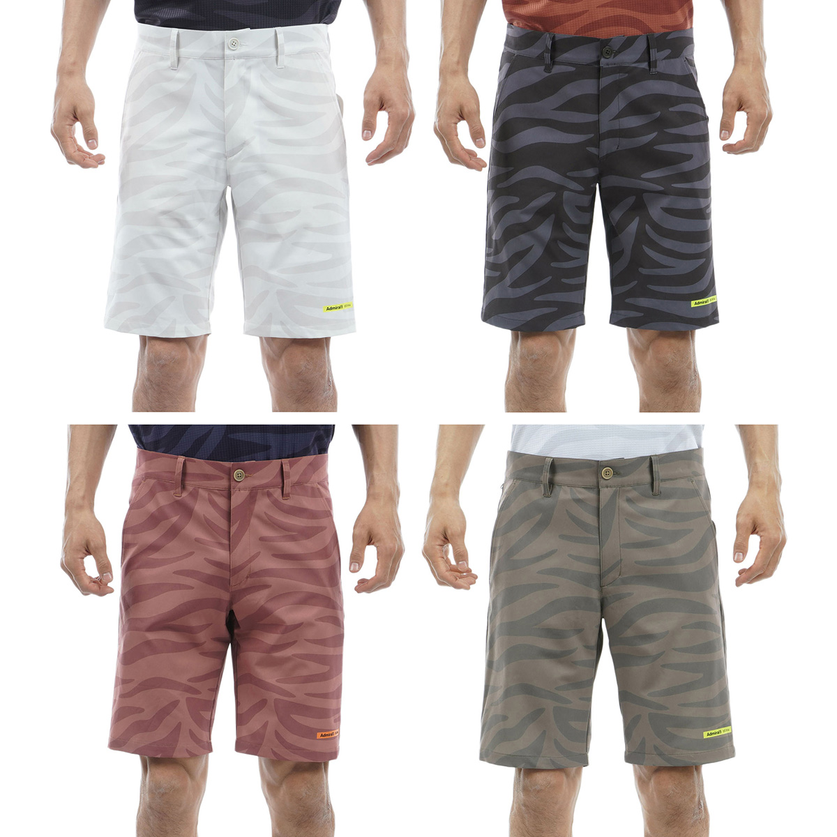 バックディンプル ゼブラ柄 ショートパンツ