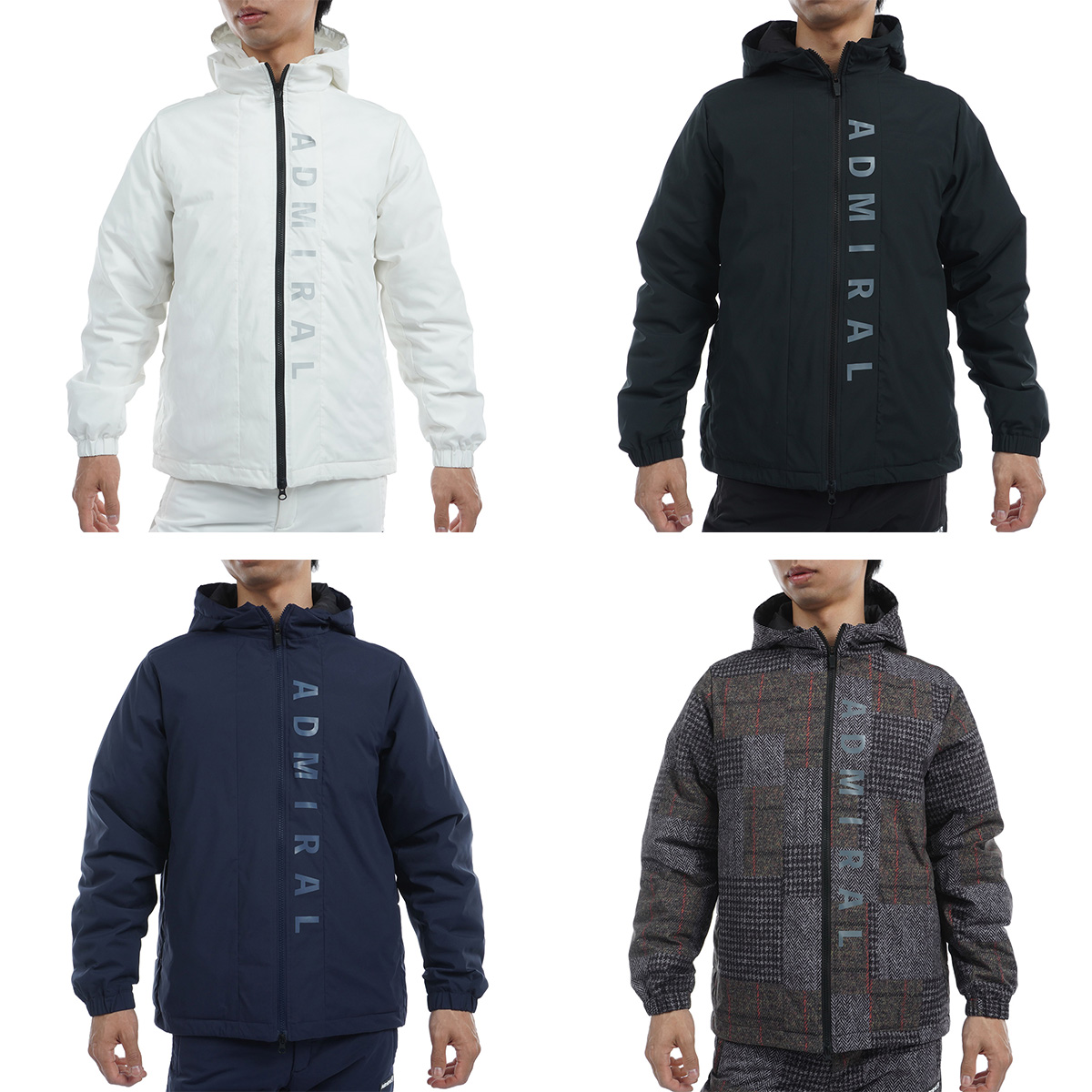 軽量中綿 フーデッドジャケット